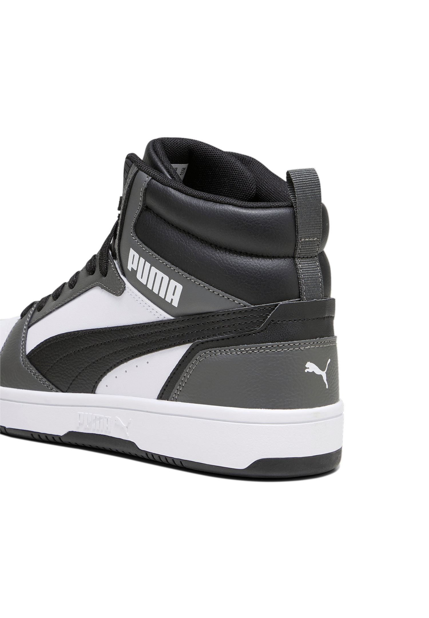 Puma Rebound v6 Hoher Sneaker Stiefel Boots Herren Sneaker 392326 03 weiss grau schwarz
