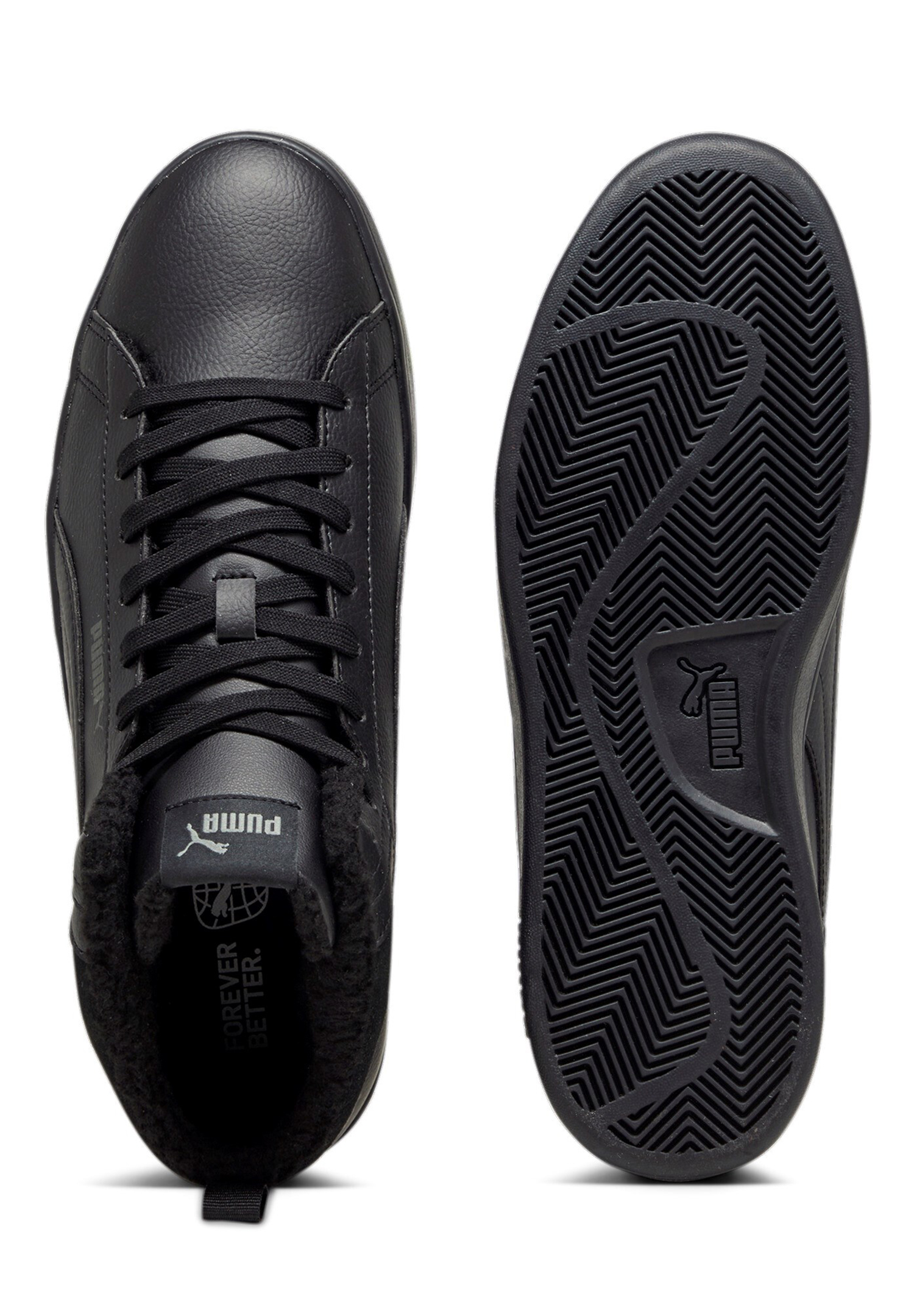 Puma SMASH 3.0 MID WTR Herren Sneaker Winterschuhe 392335 01 schwarz