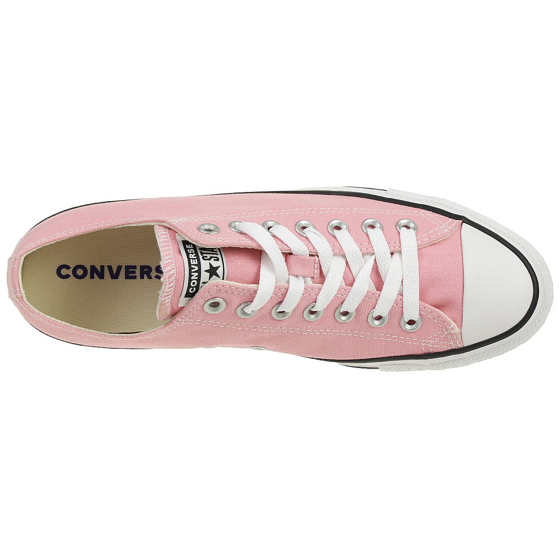Converse CTAS OX Chuck Schuhe Textil Sneaker Coastal Pink 164936C