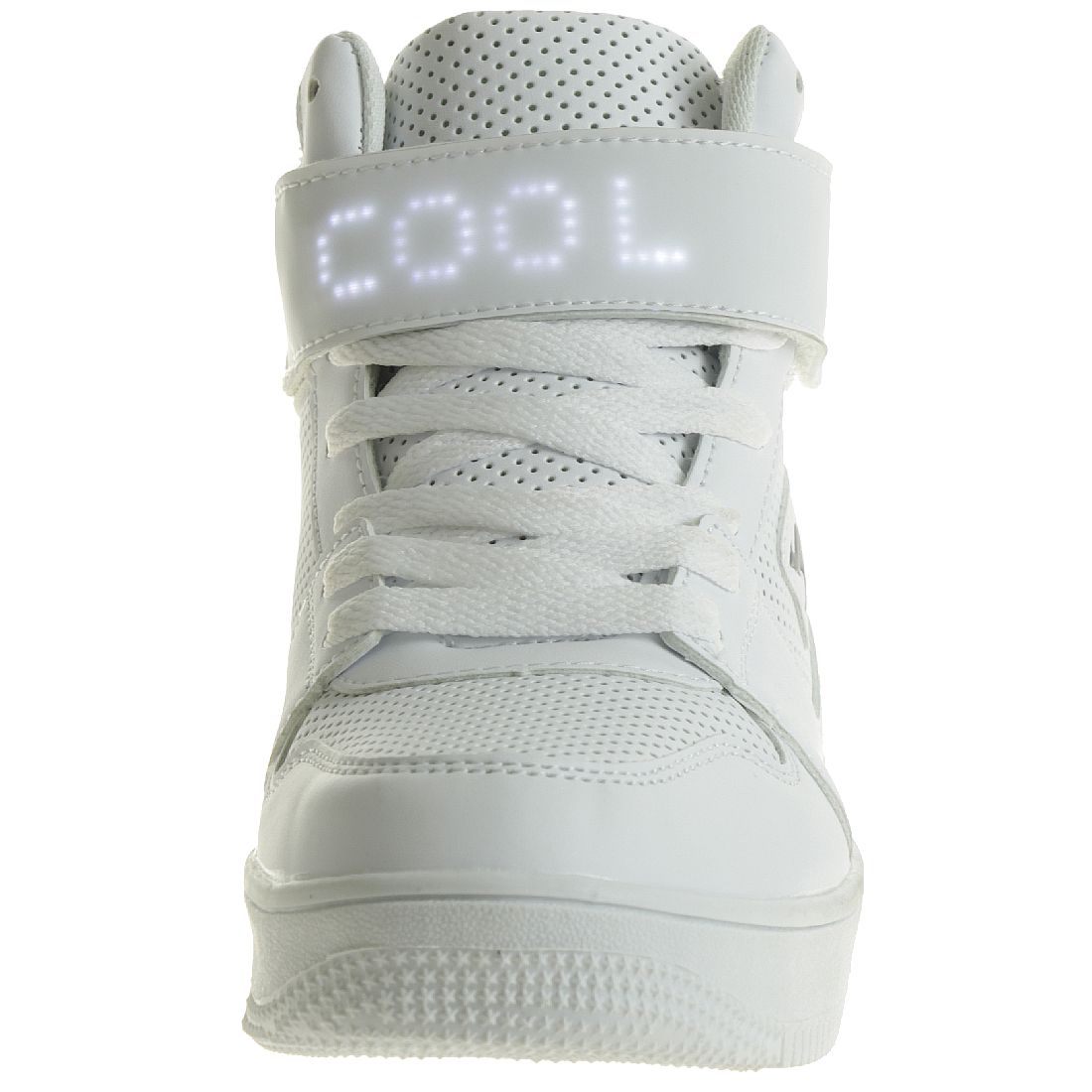 KangaROOS Unisex-Kinder FUTURE SPACE HI Sneaker weiss LED Laufschrift 18308000