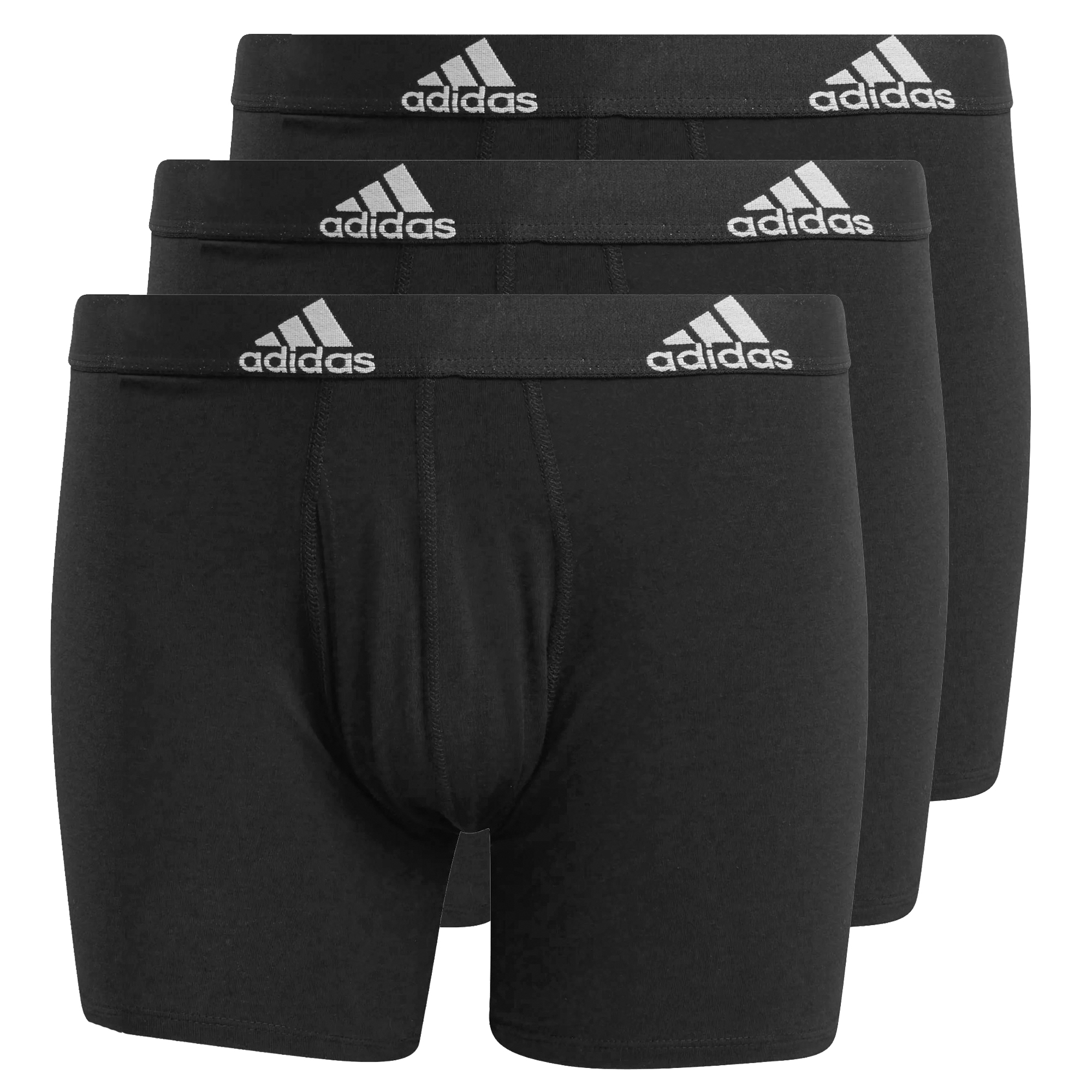 3 Pack Adidas BOS Brief Boxer Performance Underwear Shorts schwarz GU8889