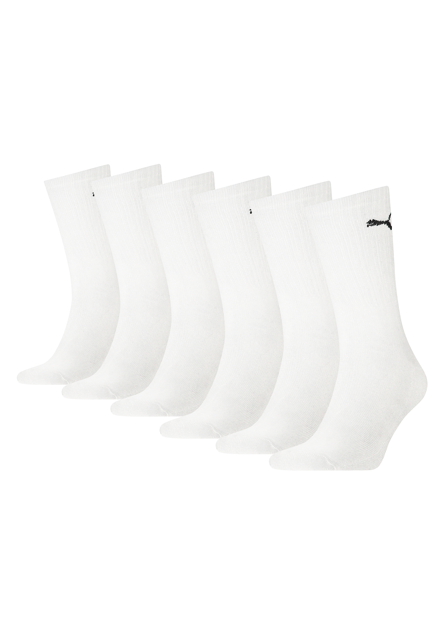 Puma Unisex Crew Tennissocken Sportsocken Socken für Damen Herren 6 Paar