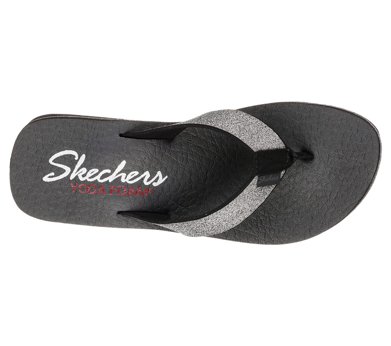 Skechers Cali VINYASA UNICORN MIST Sandalen/Zehentrenner Damen Schuhe Schwarz
