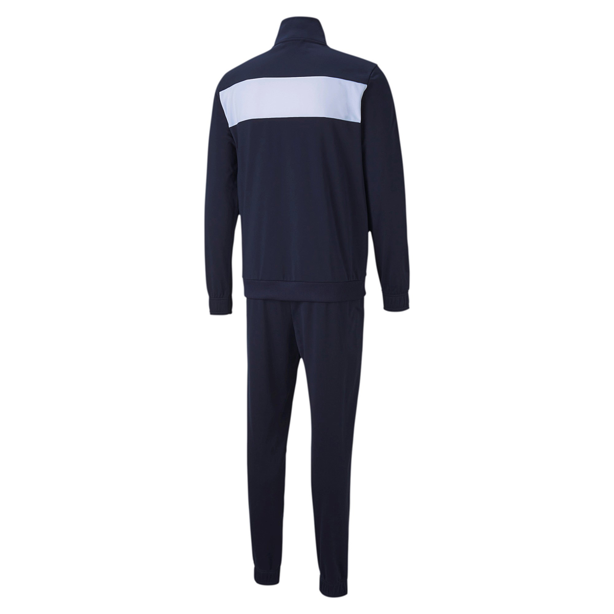 PUMA Herren Techstripe Tricot Suit CL Trainingsanzug Jogginganzug 583602 blau
