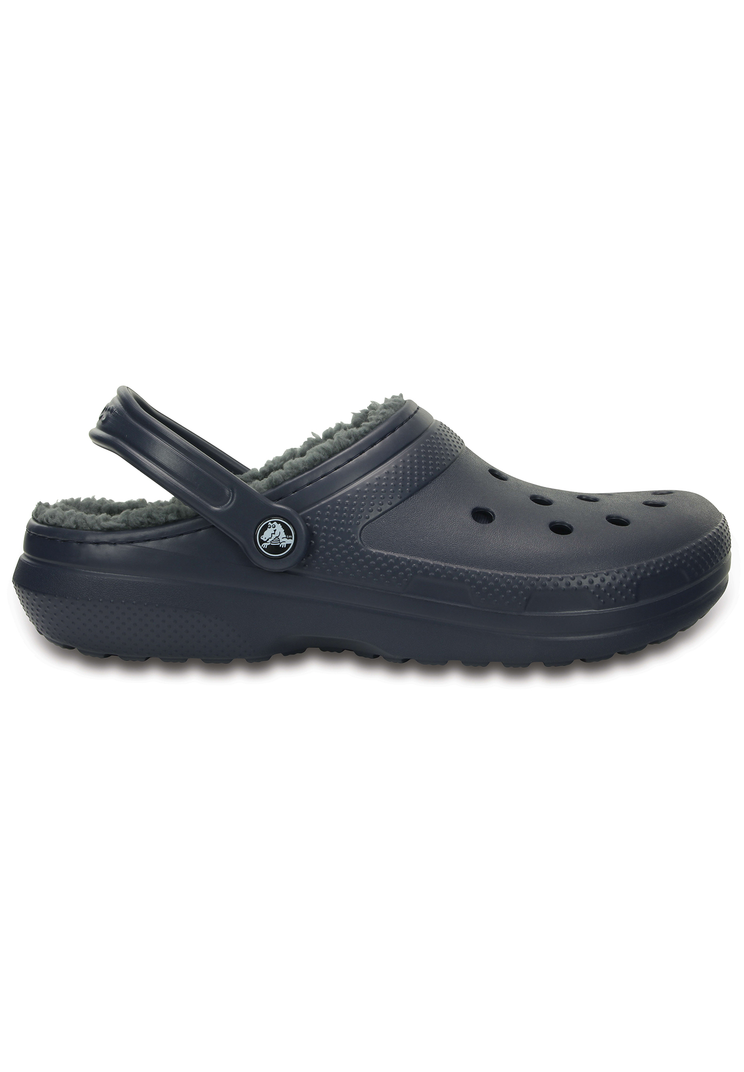 Crocs Classic Clog Unisex Erwachsene Gefüttert Pantoffel Hausschuh 203591-459 blau