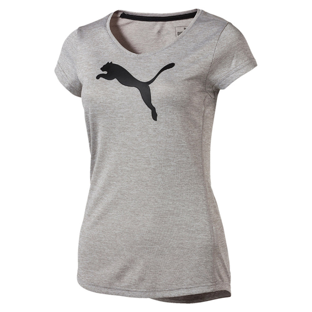 PUMA Damen Heather Cat Tee T-Shirt Trainingsshirt Laufshirt