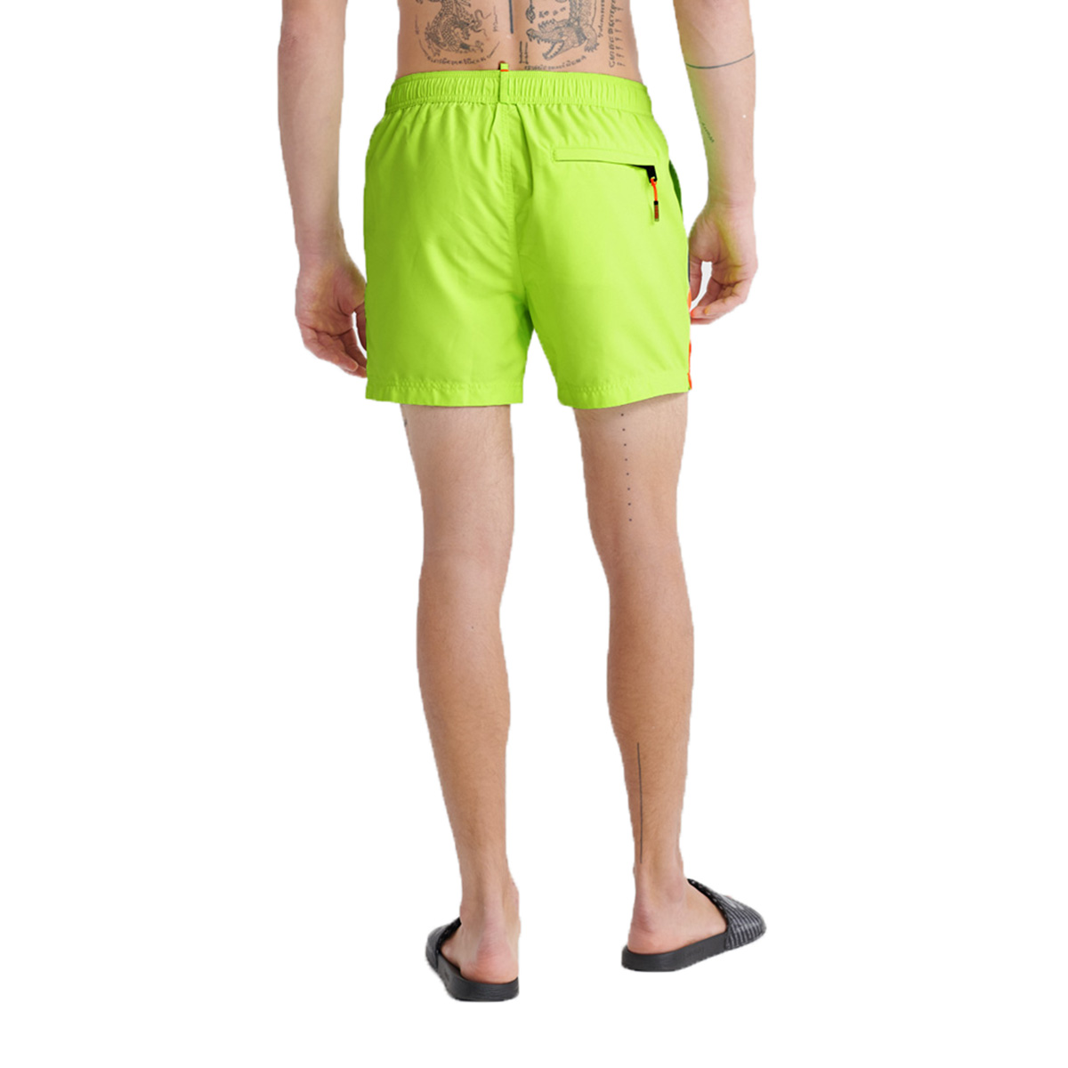 Superdry Herren Beach Volley Swim Short Schwimmhose Shorts M3010007A grün