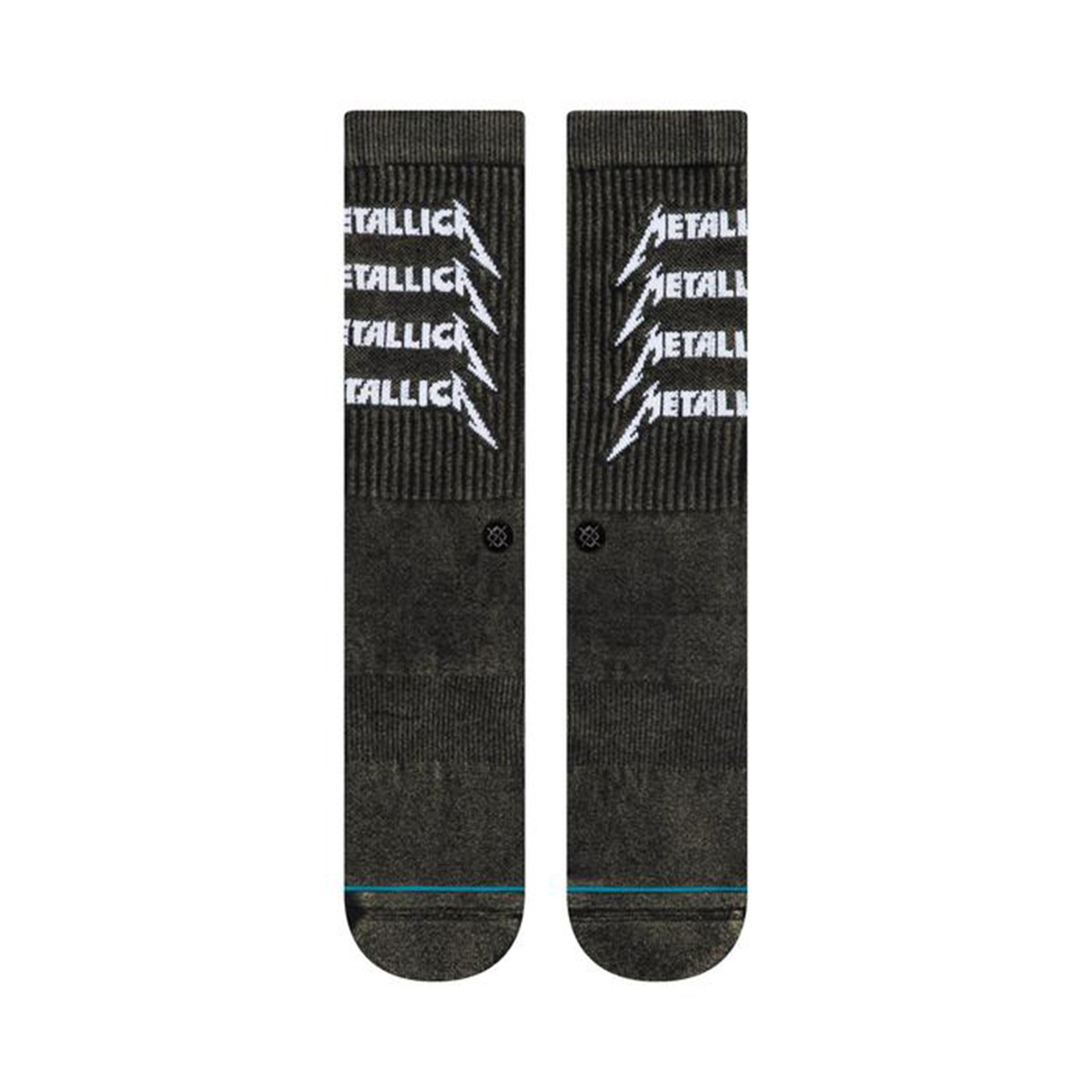 1 Paar Stance Foundation Classic Medium Cushion Socken Metallica Stack schwarz