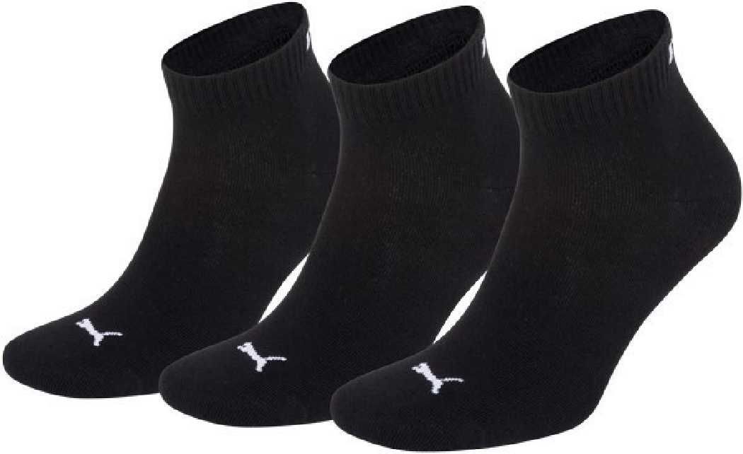 6 Paar Puma Sneaker Quarter Socken Gr. 35 - 49 Unisex für Damen Herren Füßlinge