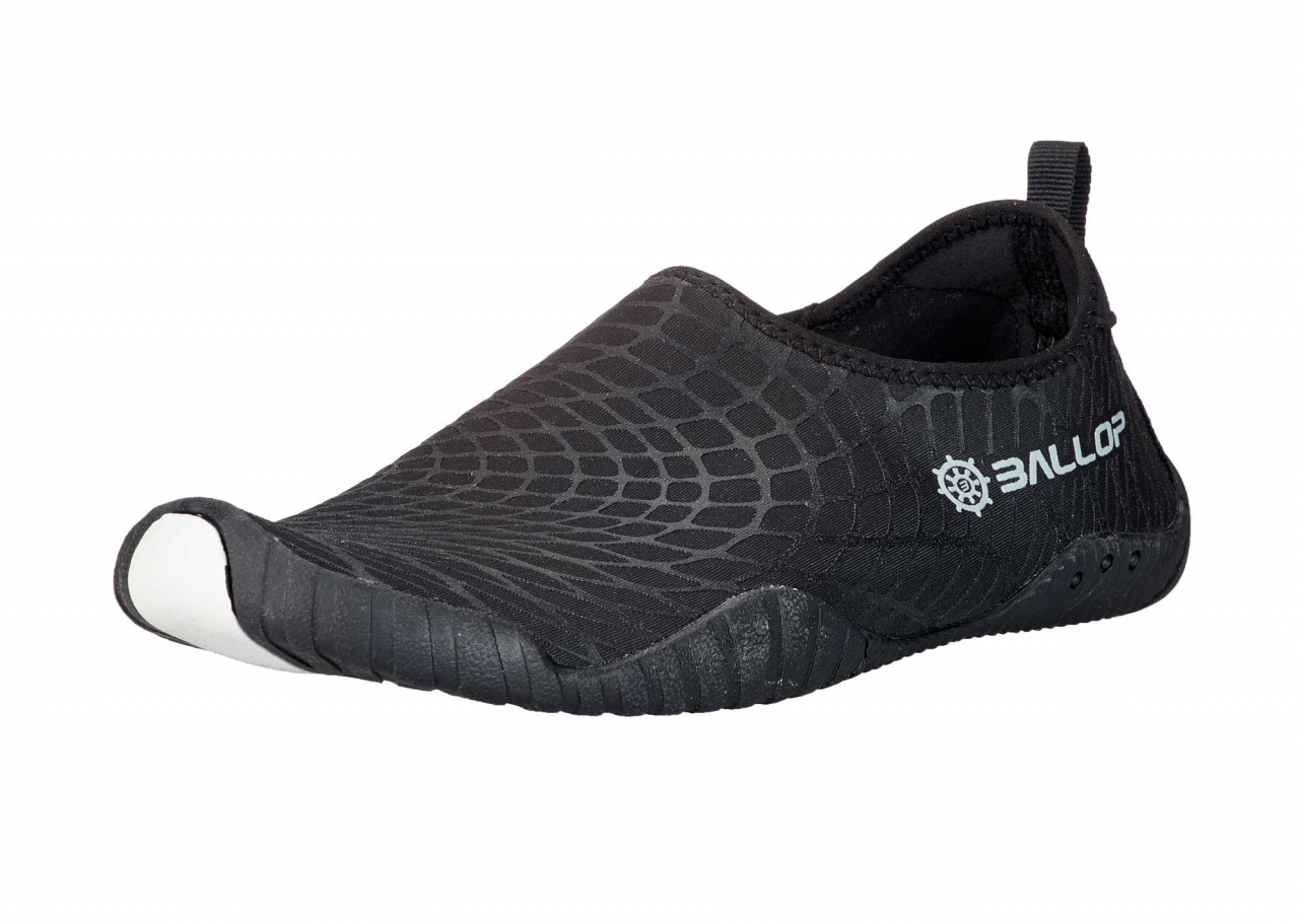 BALLOP Spider Barfußschuhe V2-Sohle Wasserschuhe Skin Fit schwarz