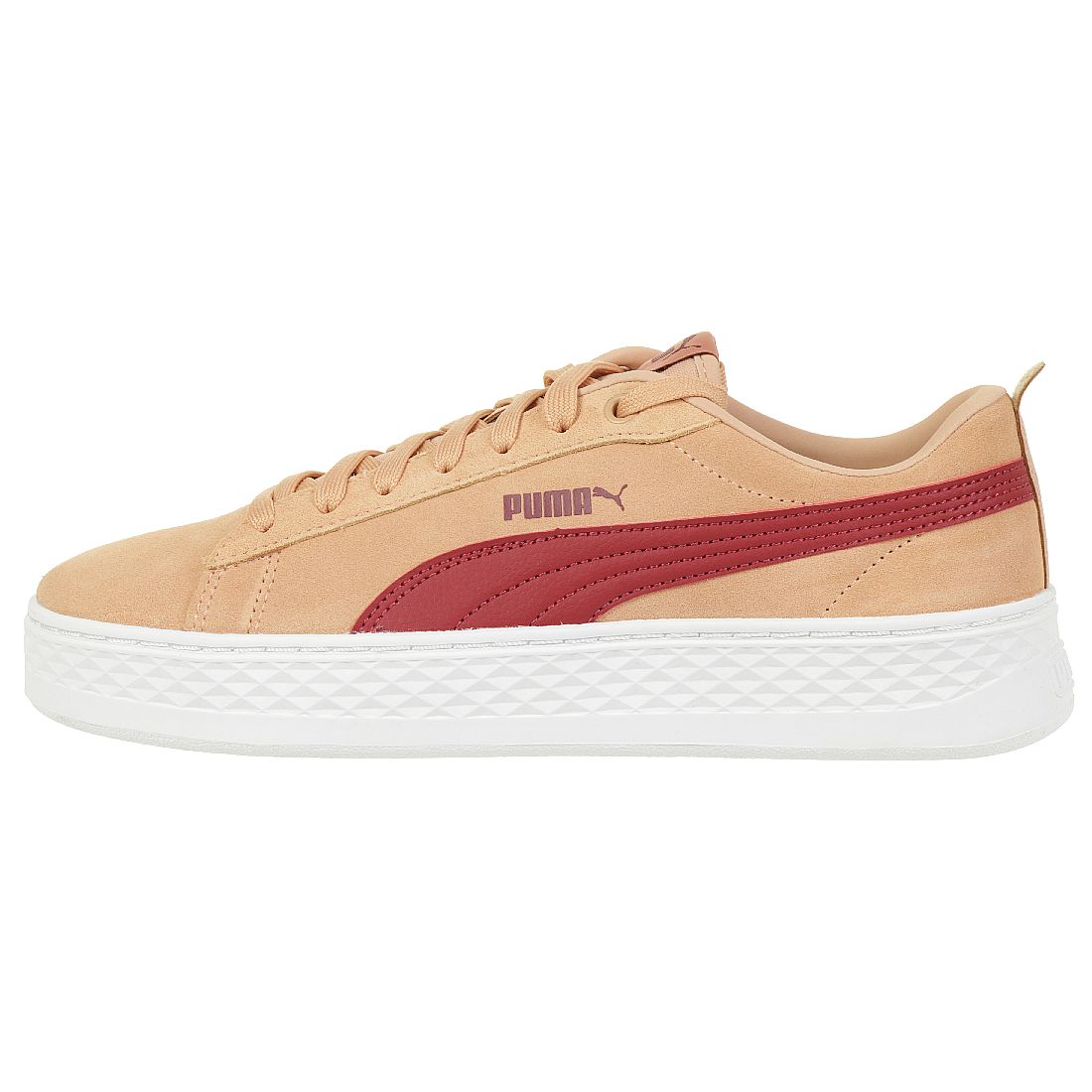 Puma Smash Platform SD leather Sneaker Damen Schuhe 366488 05 rosa