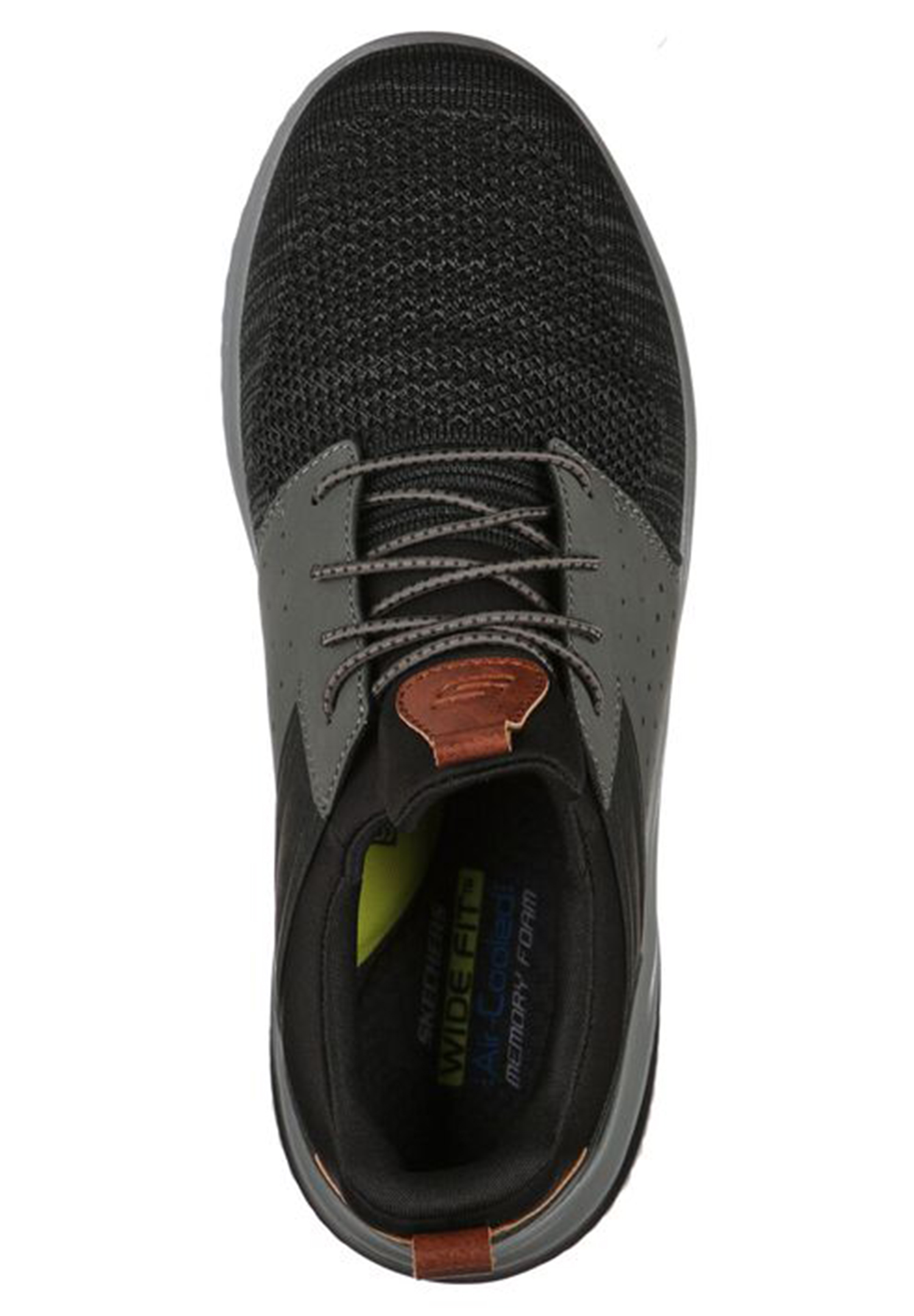 Skechers Delson 3.0 - CICADA Herren Sneaker 210238 Schwarz / Grau 