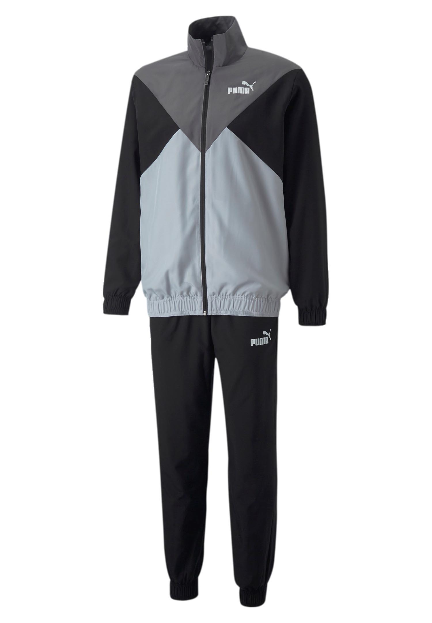 Puma Woven Suit CL Trainigsanzug Herren Fußball Sportanzug 670036 schwarz