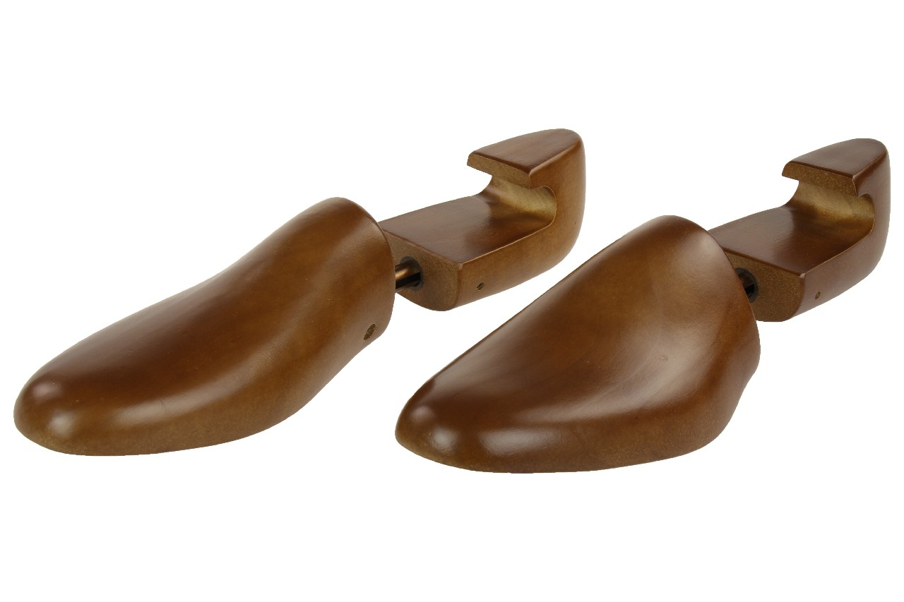 1 Paar Luxus Schuhspanner superlight Holz Echtholz lackiert