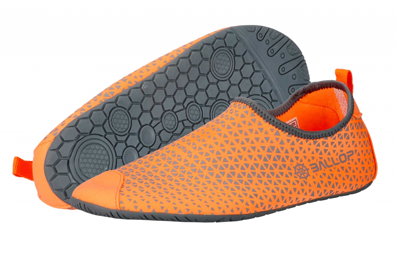 BALLOP Triangle Barfußschuhe V1-Sohle Wasserschuhe Skin Fit orange