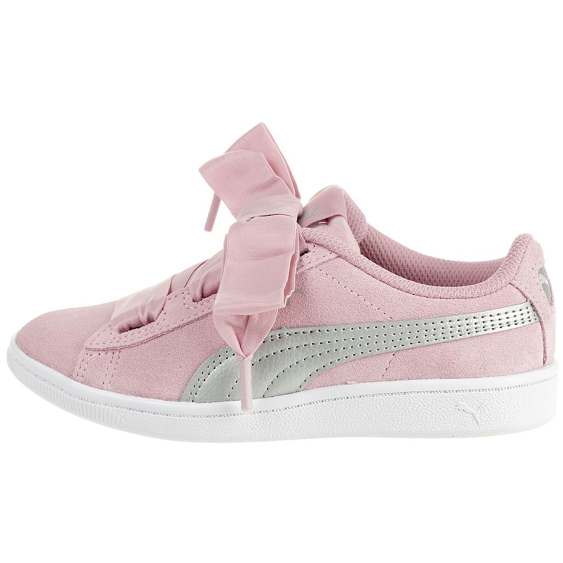 Puma Vikky Ribbon AC PS Sneaker Kinder Mädchen Schuhe Leder 367640 05 Pink