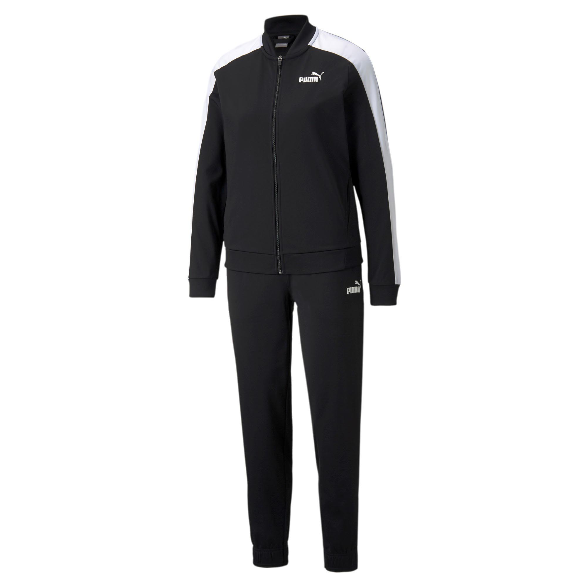 Puma Damen BASEBALL Tricot Suit CL Trainingsanzug Sportanzug 589135 Schwarz