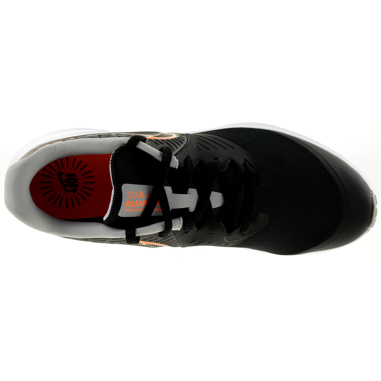 Nike Star Runner Kids Textil Laufschuhe Sneaker schwarz AQ3542