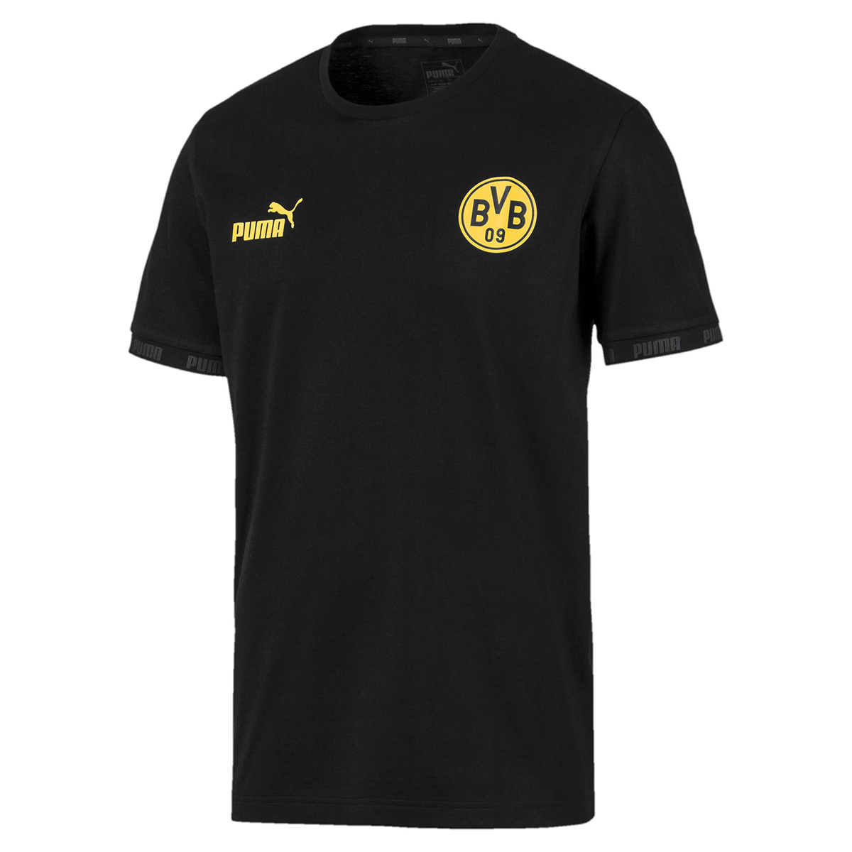 Puma BVB FtblCulture Tee T-Shirt Herren Borusse Dortmund schwarz 755787 02