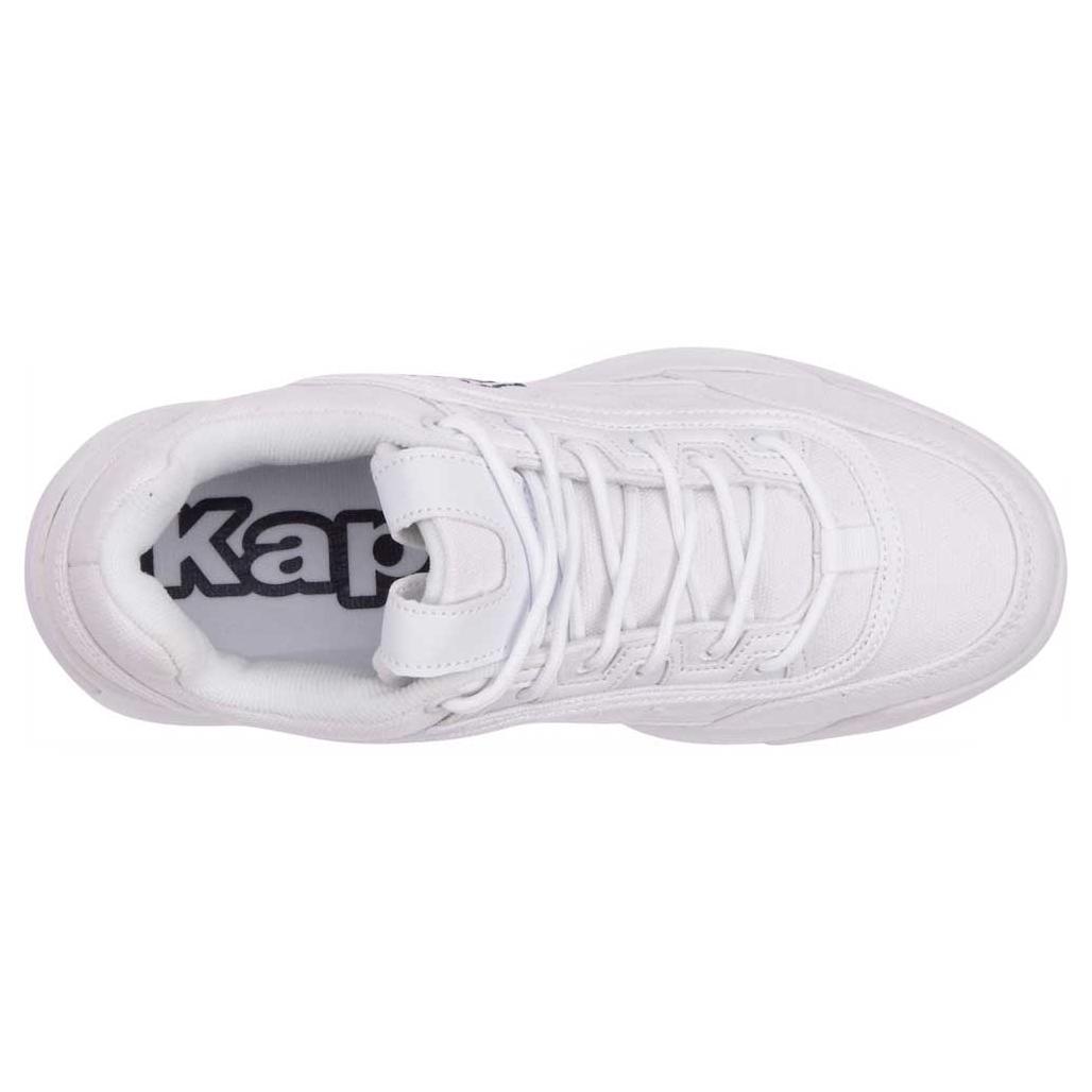 Kappa Sneaker Unisex Turnschuhe Schuhe Weiß 242841