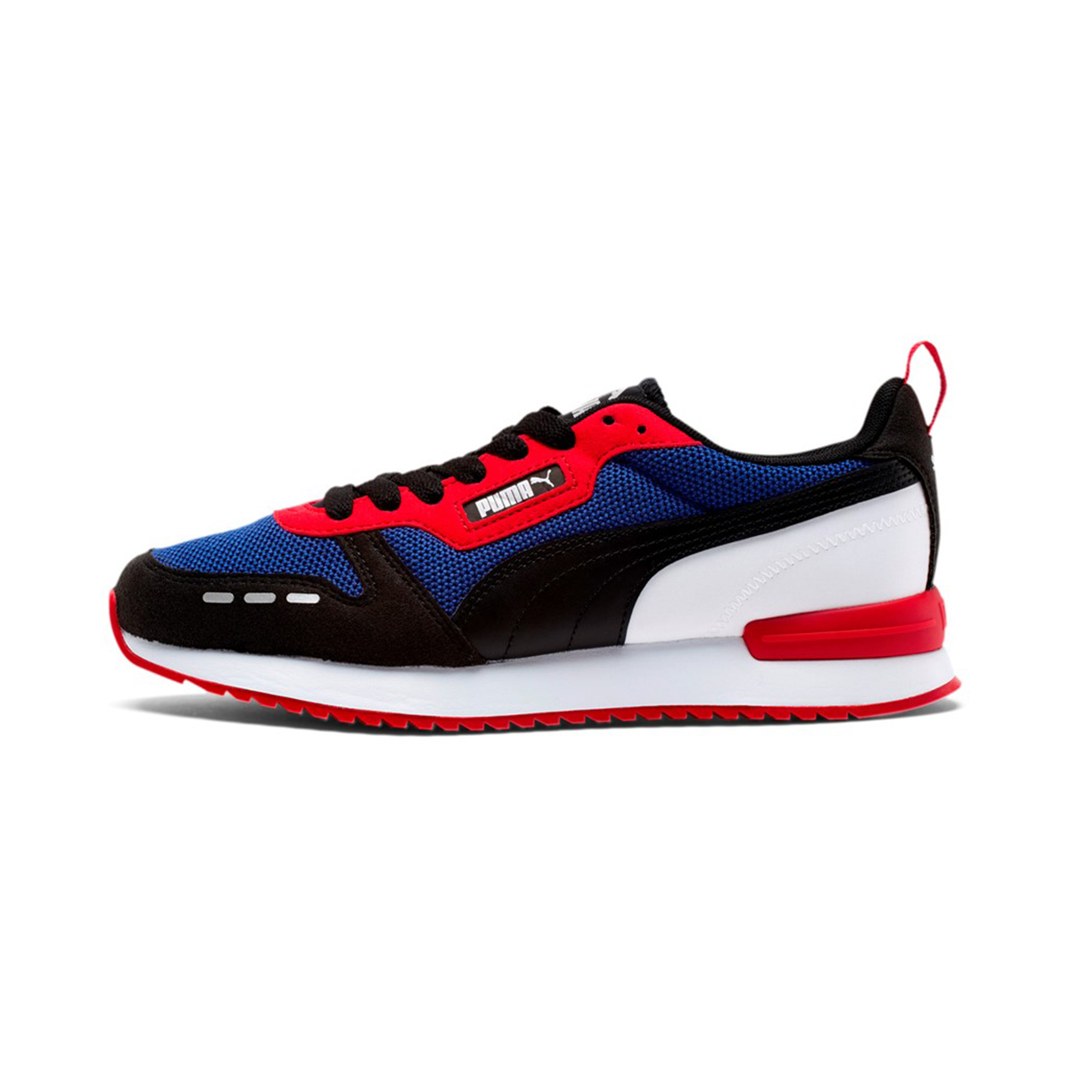 Puma R78 Runner Unisex Sneaker Sportschuh 373117 Schwarz / Blau