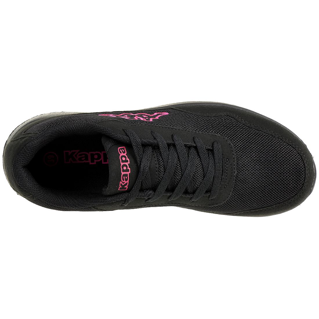 Kappa Damen Mädchen Sneaker Follow black/pink