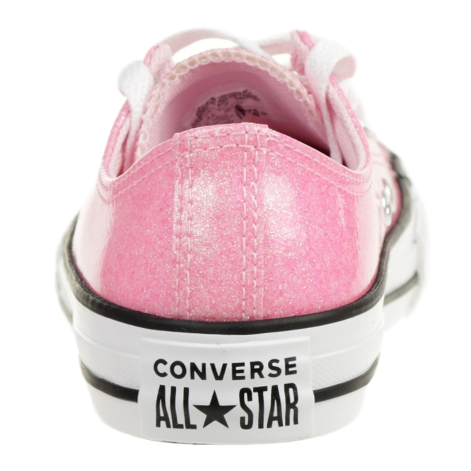 Converse CTAS OX Kinder Glitter Chucks Sneaker 666895C Rosa