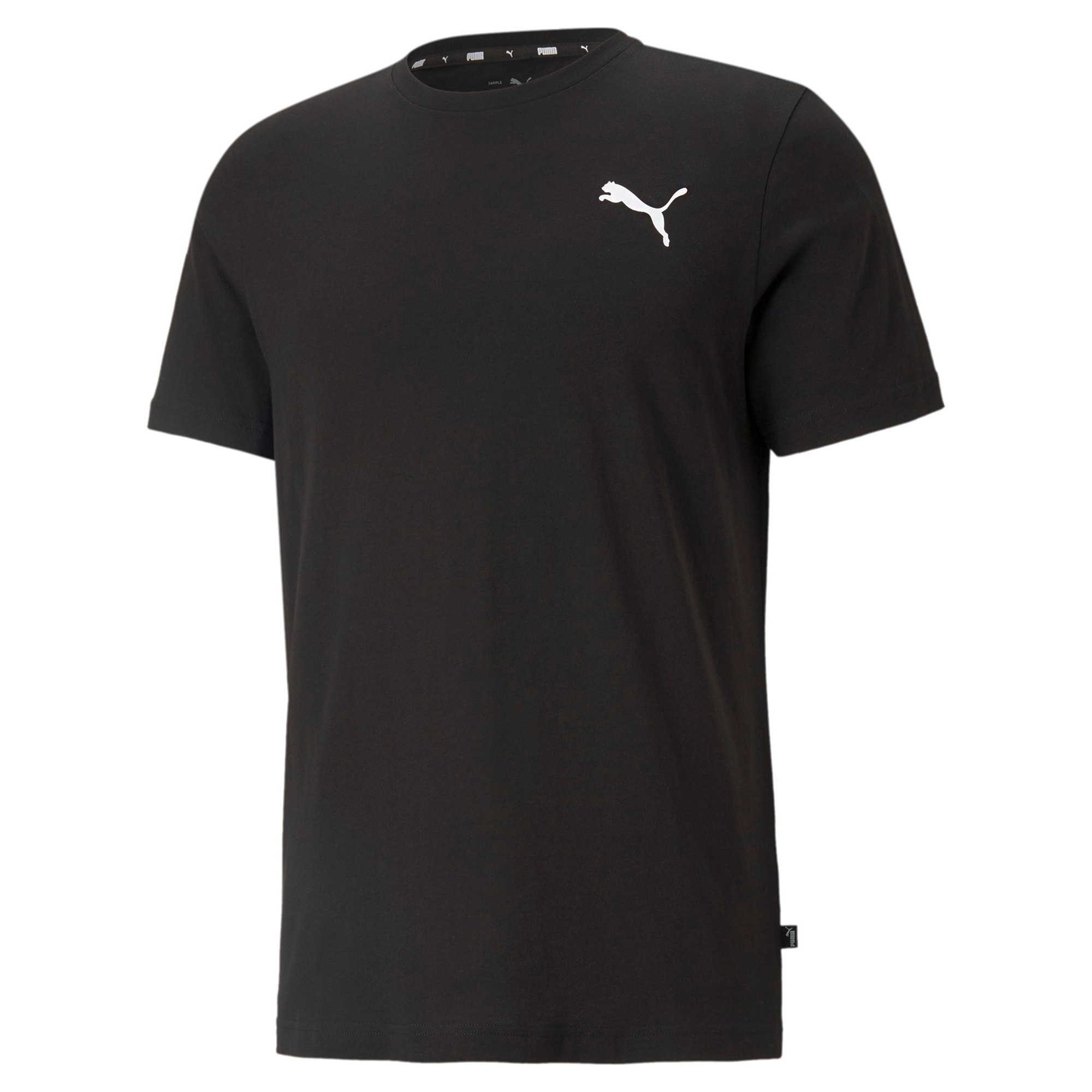 PUMA Herren ESS Essential Small Logo Tee T-Shirt Übergröße schwarz