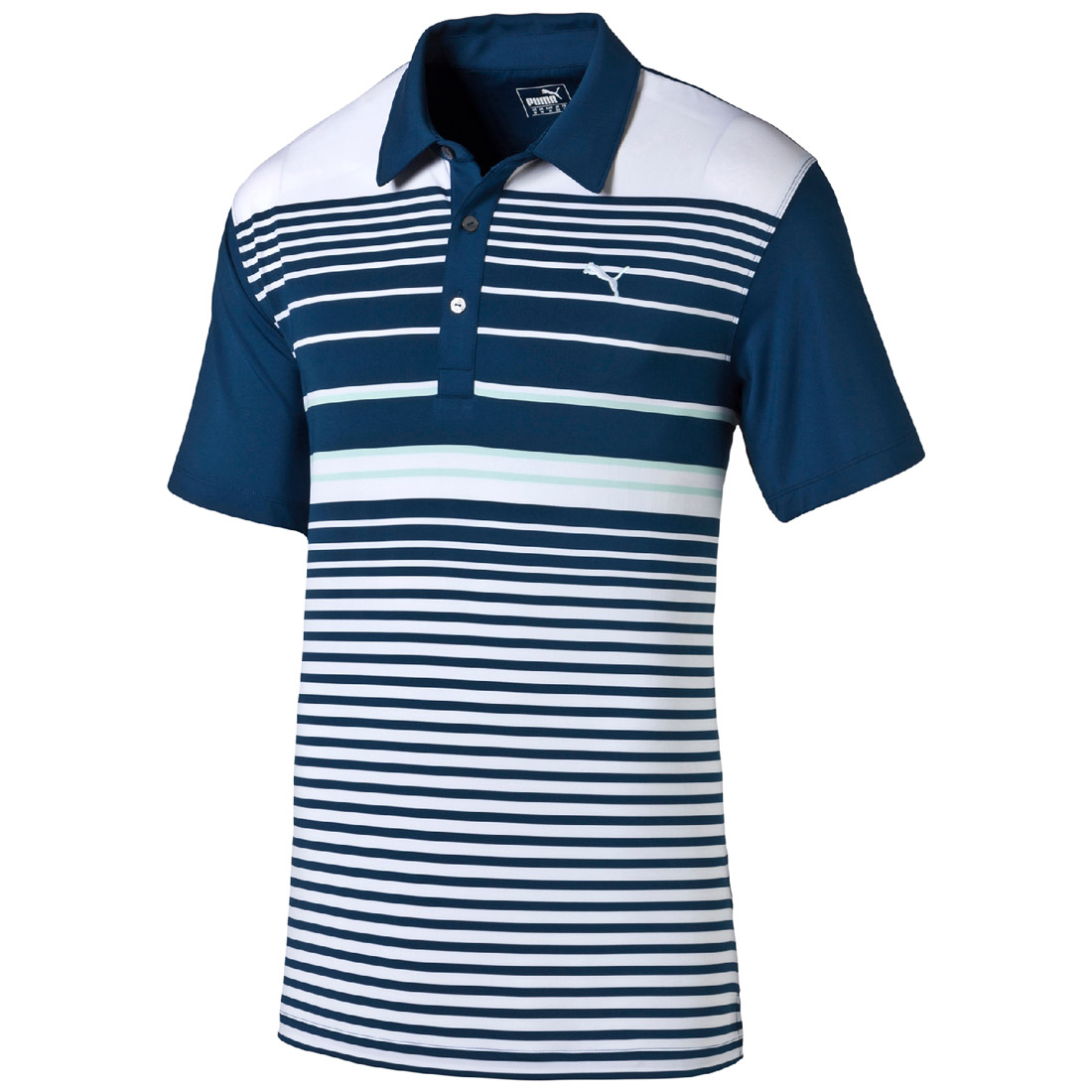 Puma Golf YD Stripe Polo Shirt Dry Cell Tech Herren