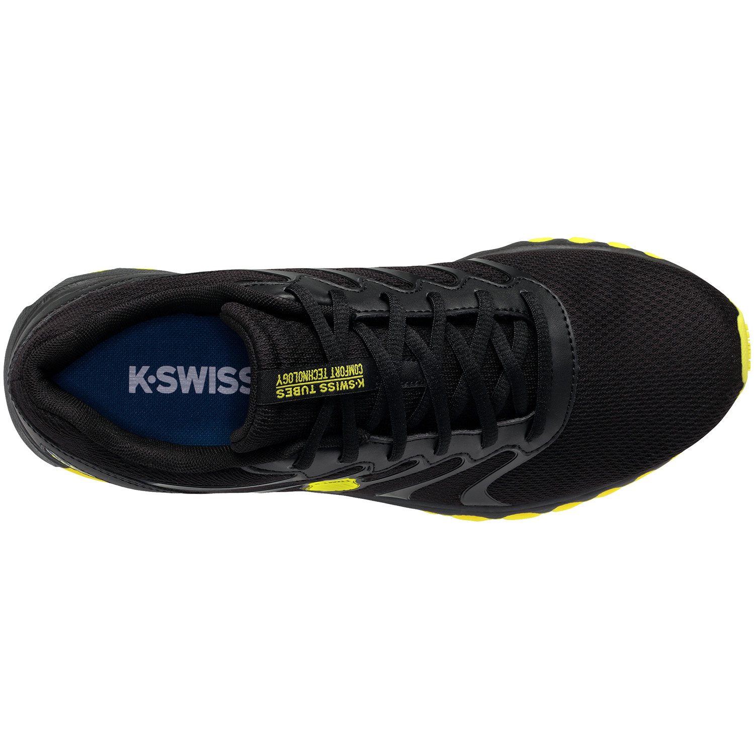 K-SWISS TUBES Comfort 200 Herren Sneaker Sportschuh 07112 Schwarz/gelb