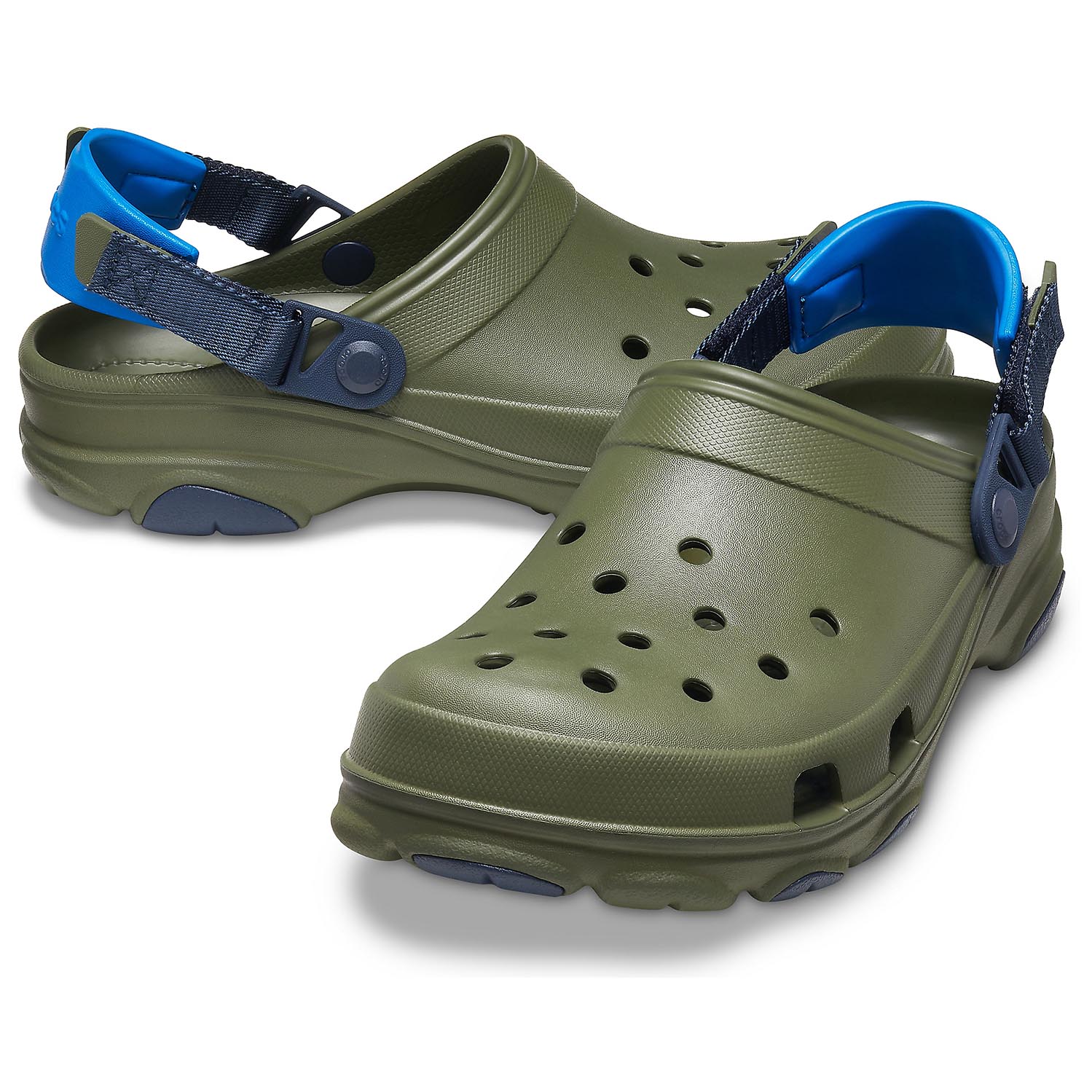 Crocs Classic All Terrain Clog Roomy Fit Unisex Sandale Hausschuh 206340 grün
