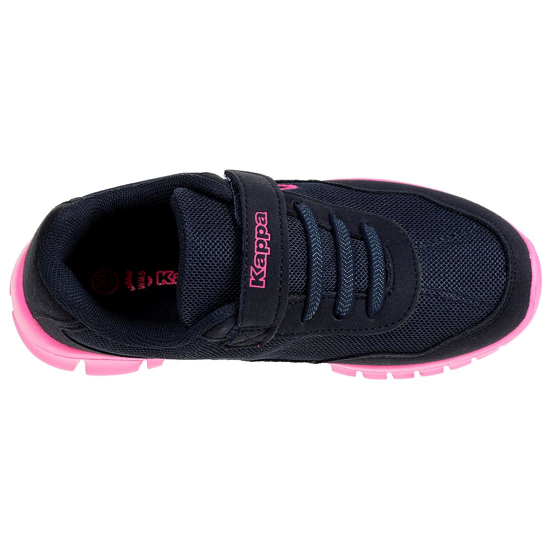 Mädchen Follow Schuhe Sneaker Kappa K BC blau/pink
