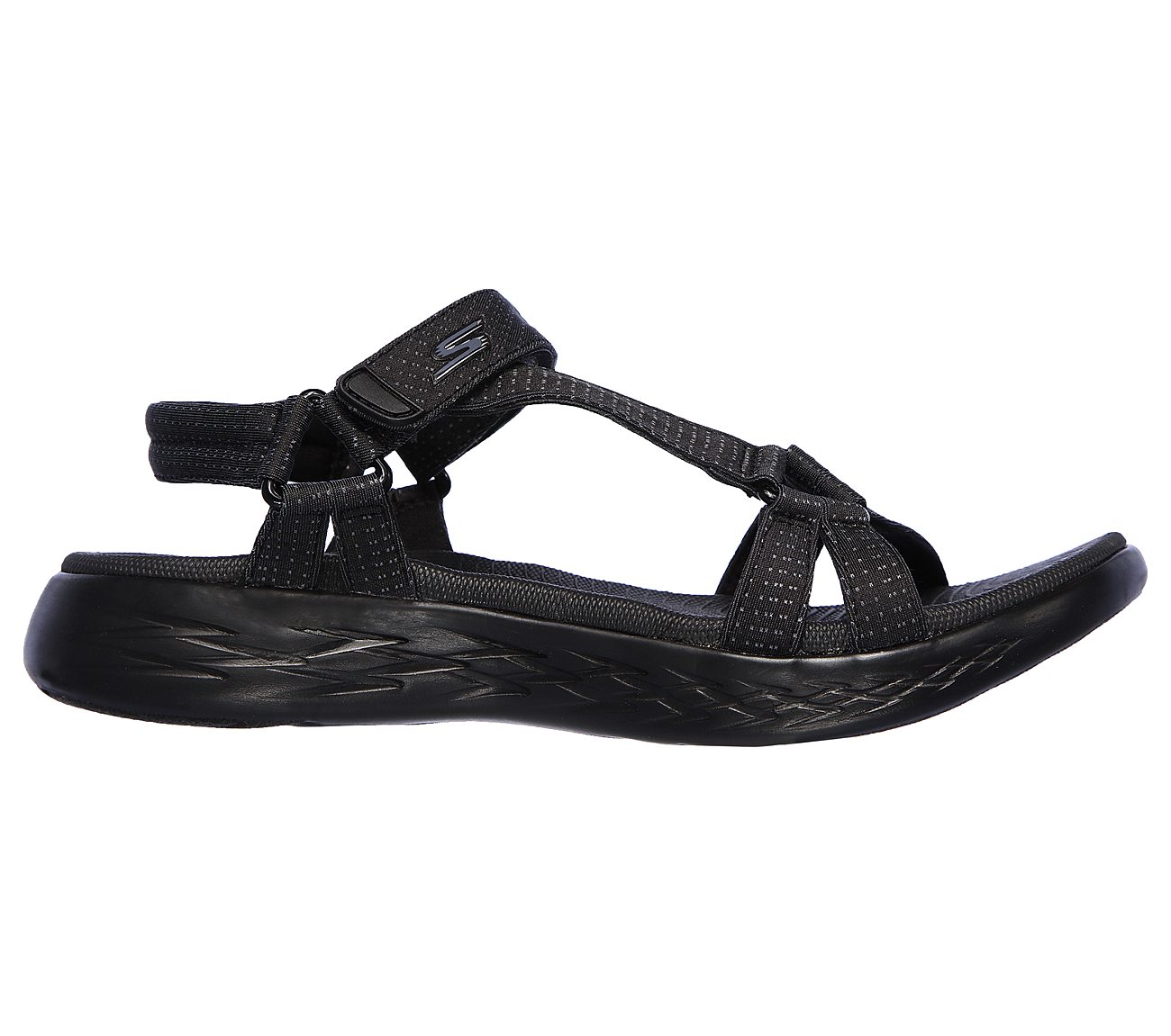 Skechers Womens Sandals ON-THE-GO 600 BRILLIANCY Sandalen Damen Schuhe Schwarz