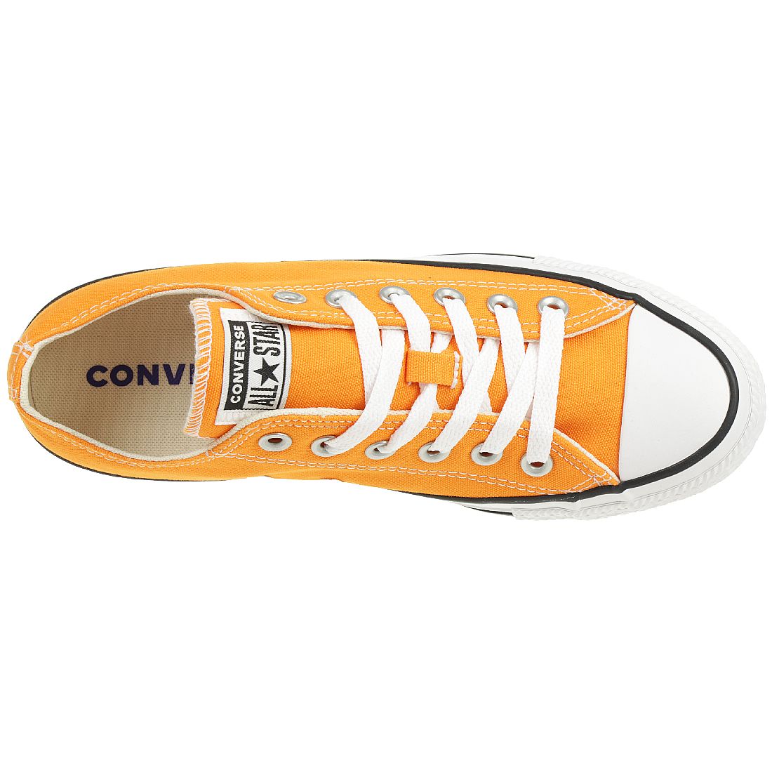Converse CTAS OX Chuck Schuhe Textil Sneaker Orange Rind 164937C