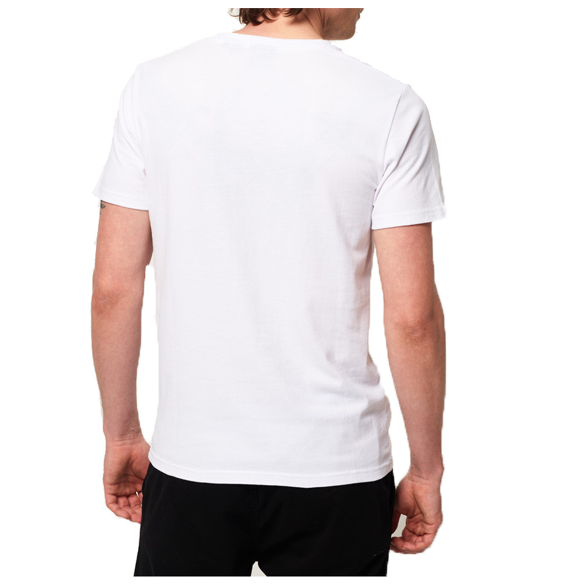 Superdry Herren Vintage Logo Camo Mid Tee T-Shirt M1000057B weiss
