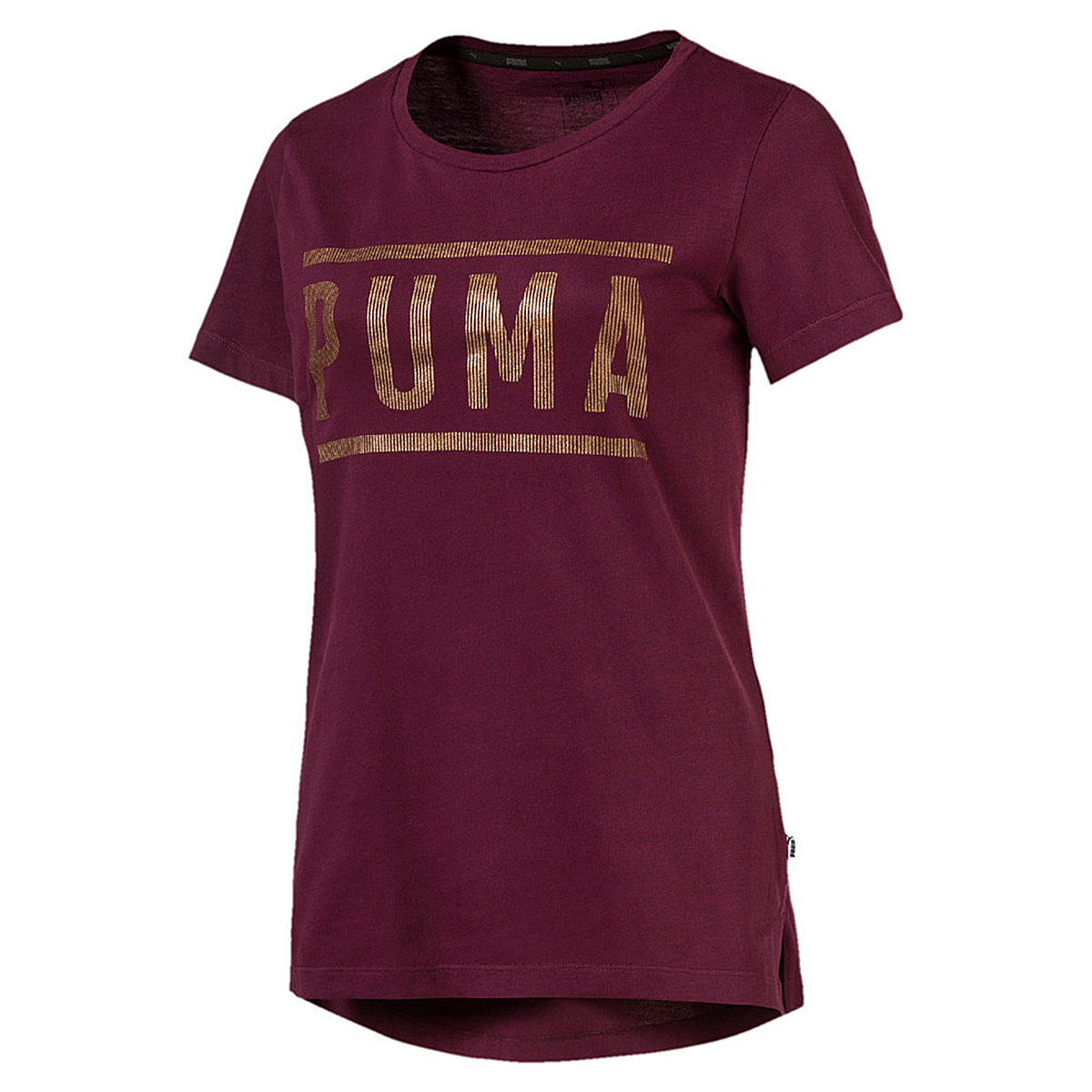 PUMA Athletic Tee Damen T-shirt Sportswear 851857 22 violett