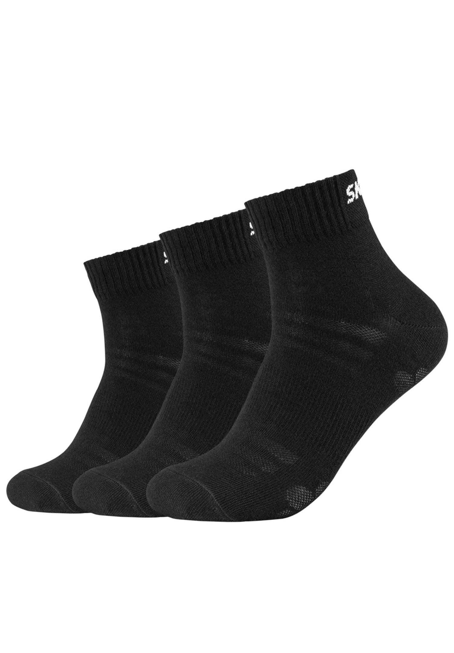 3 Paar Skechers Unisex Quarter Socken SK42017