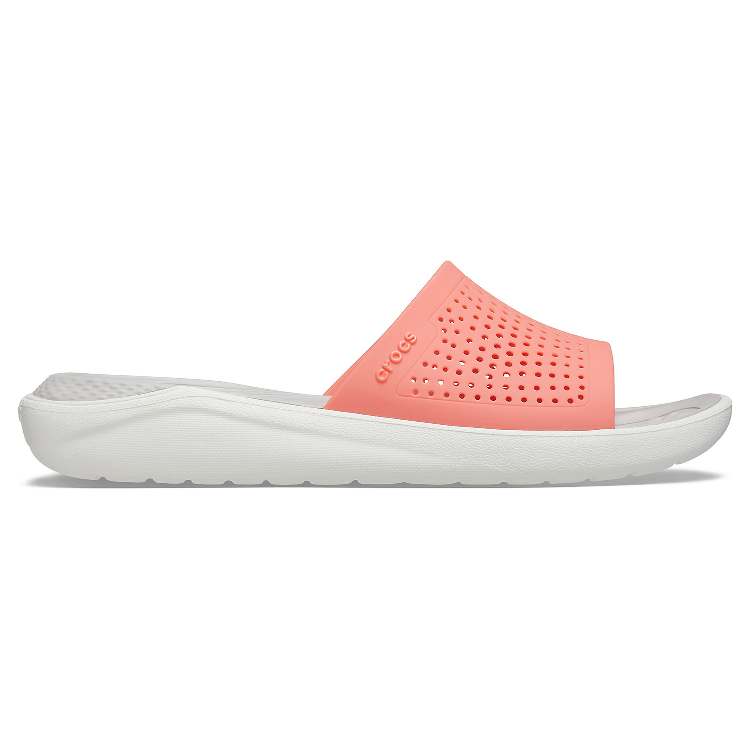 Crocs LiteRide Slide Damen Sandale Badelatsche 205183 Pink