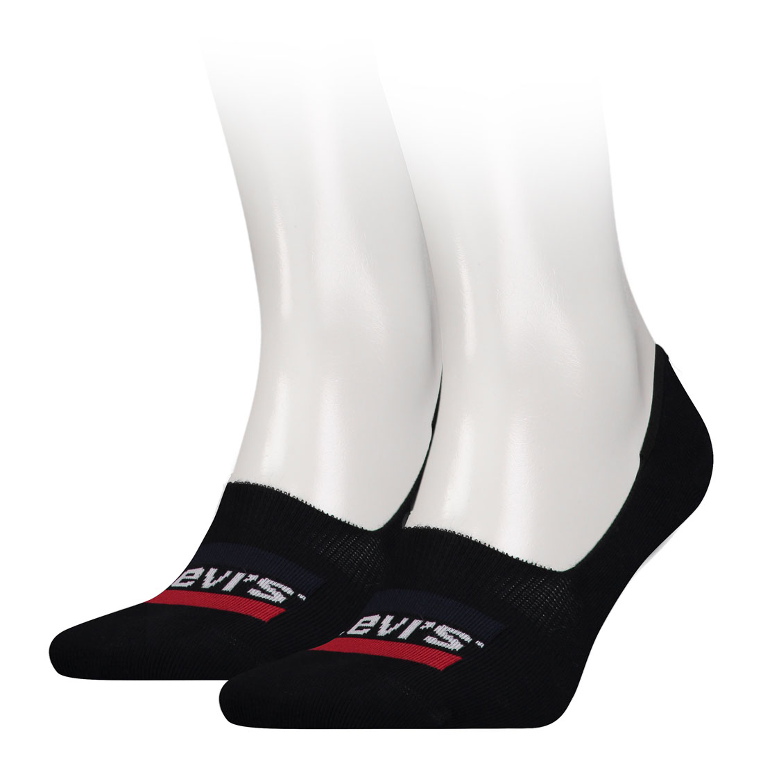 2 Paar Levis Low Rise SportWR Logo Sneaker Socken 903016001 