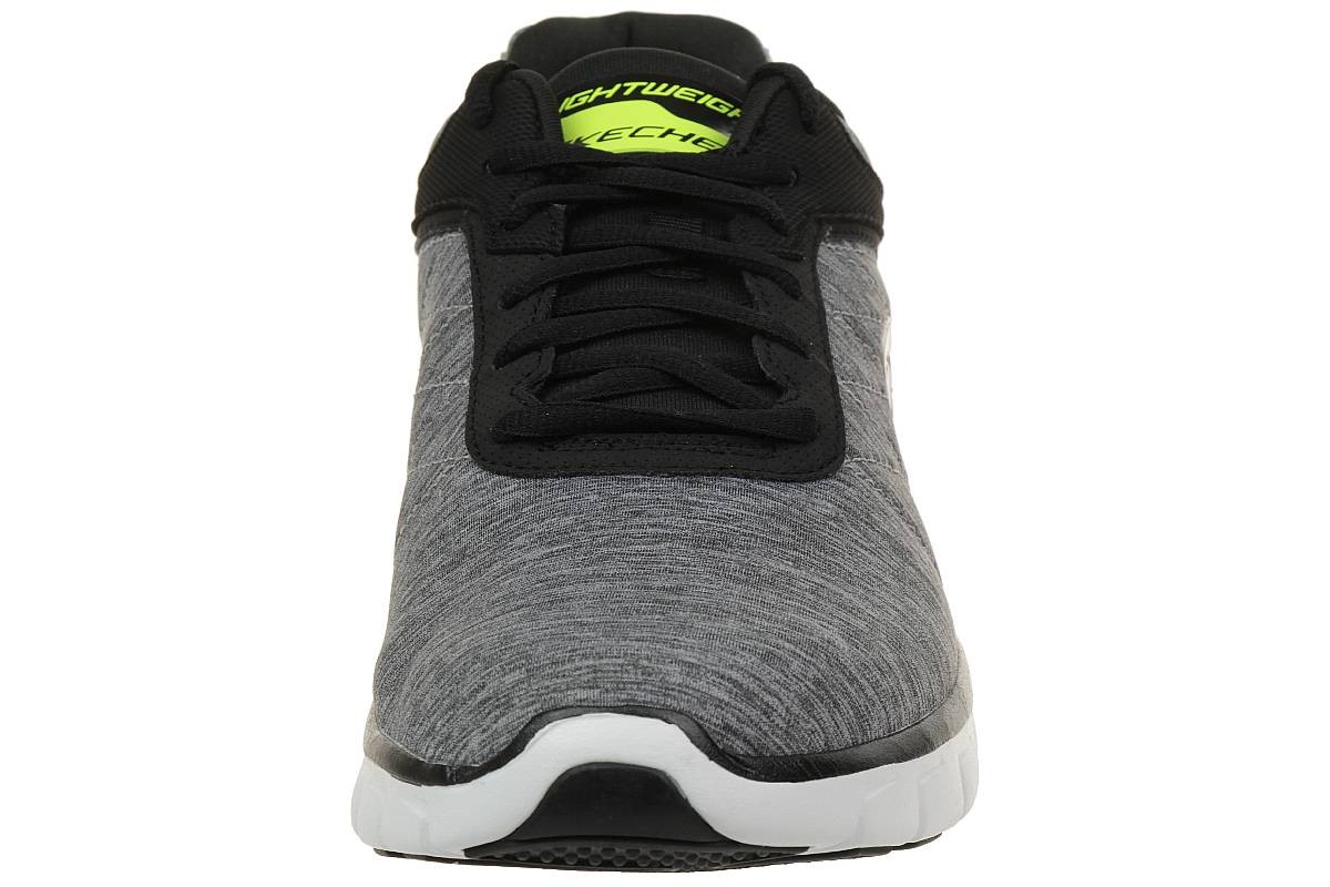 Skechers Synergy Instant Reaction Herren Sneaker Fitness Schuhe grey black Lightwight