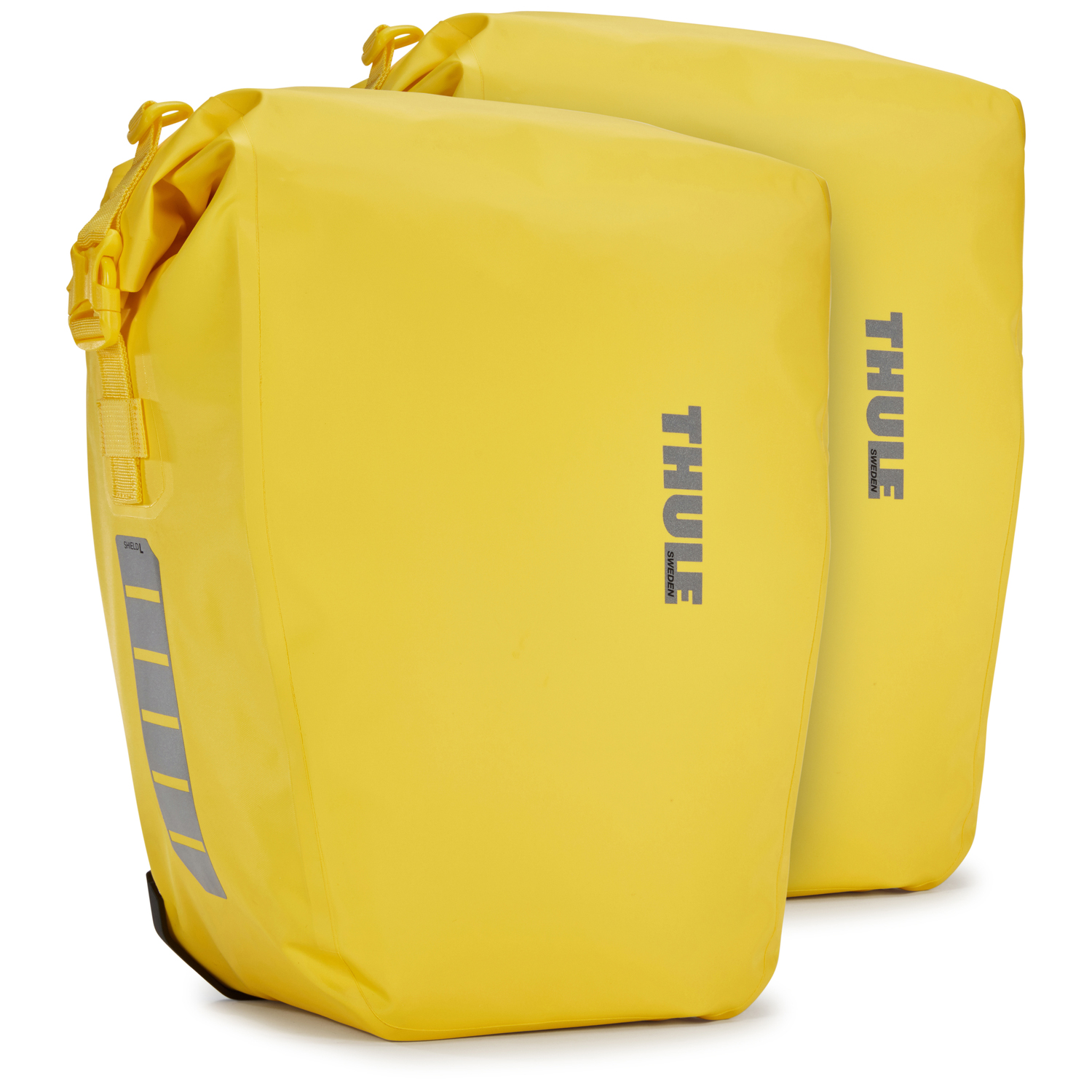 1 Paar Thule Shield Pannier 25L Fahrradtaschen Packtaschen wasserdicht gelb