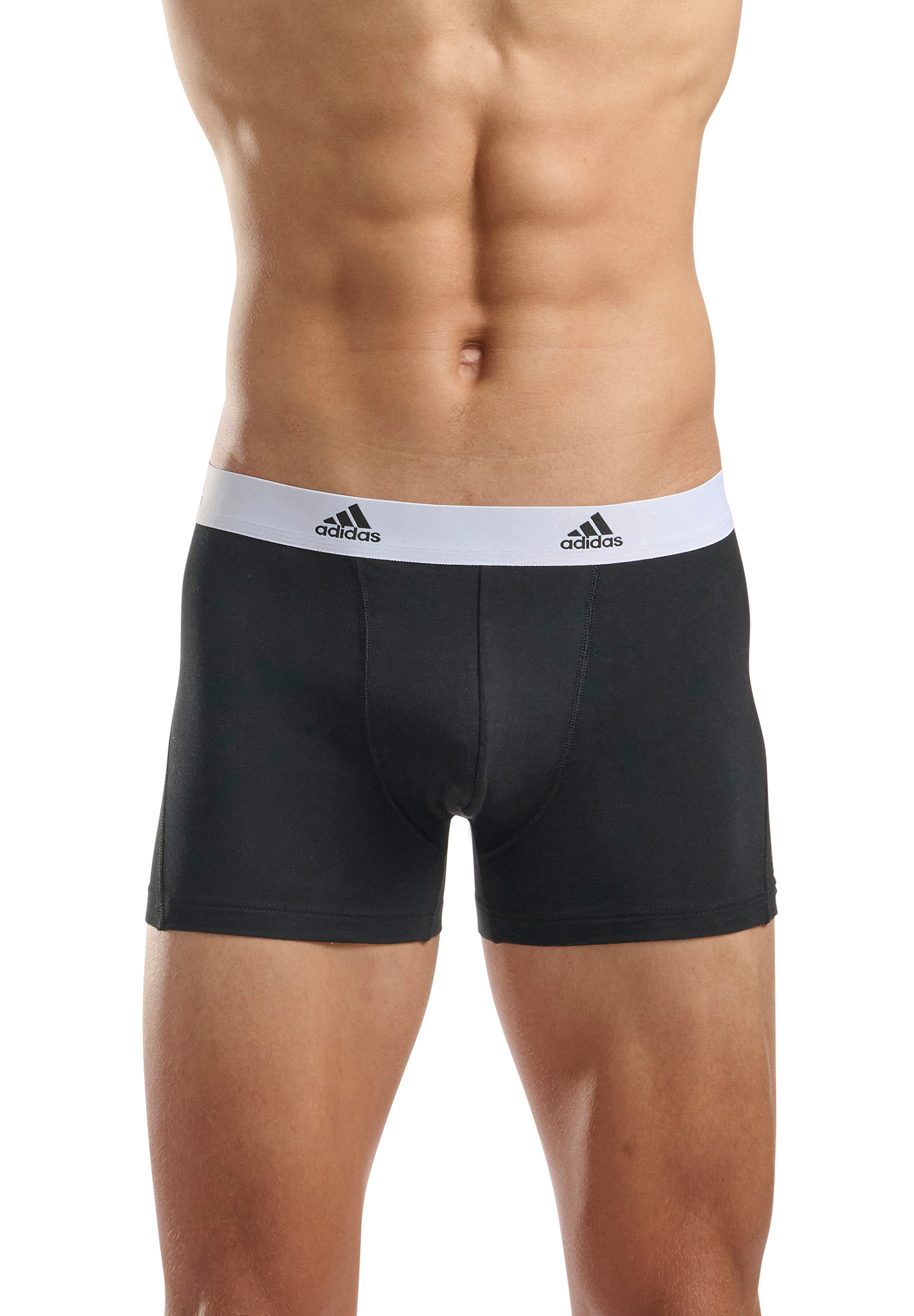 Adidas Basic Trunk Men Herren Unterhose Shorts Unterwäsche 3er Pack 