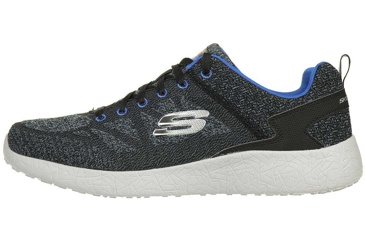 Skechers Burst-Athis Herren Sneaker Fitness Schuhe schwarz blau
