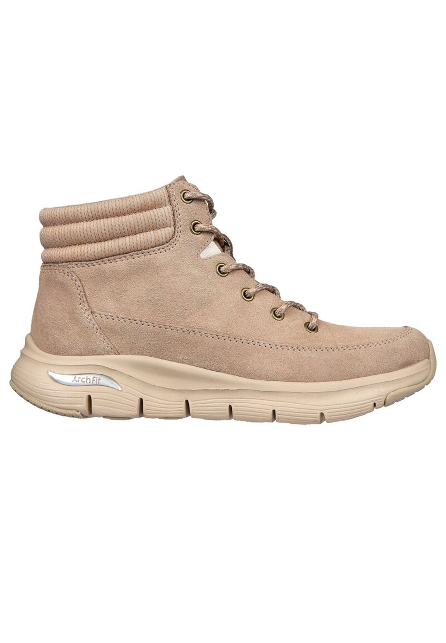 Skechers Arch Fit Smooth COMFY CHILL Damen Stiefel 167373 TPE taupe