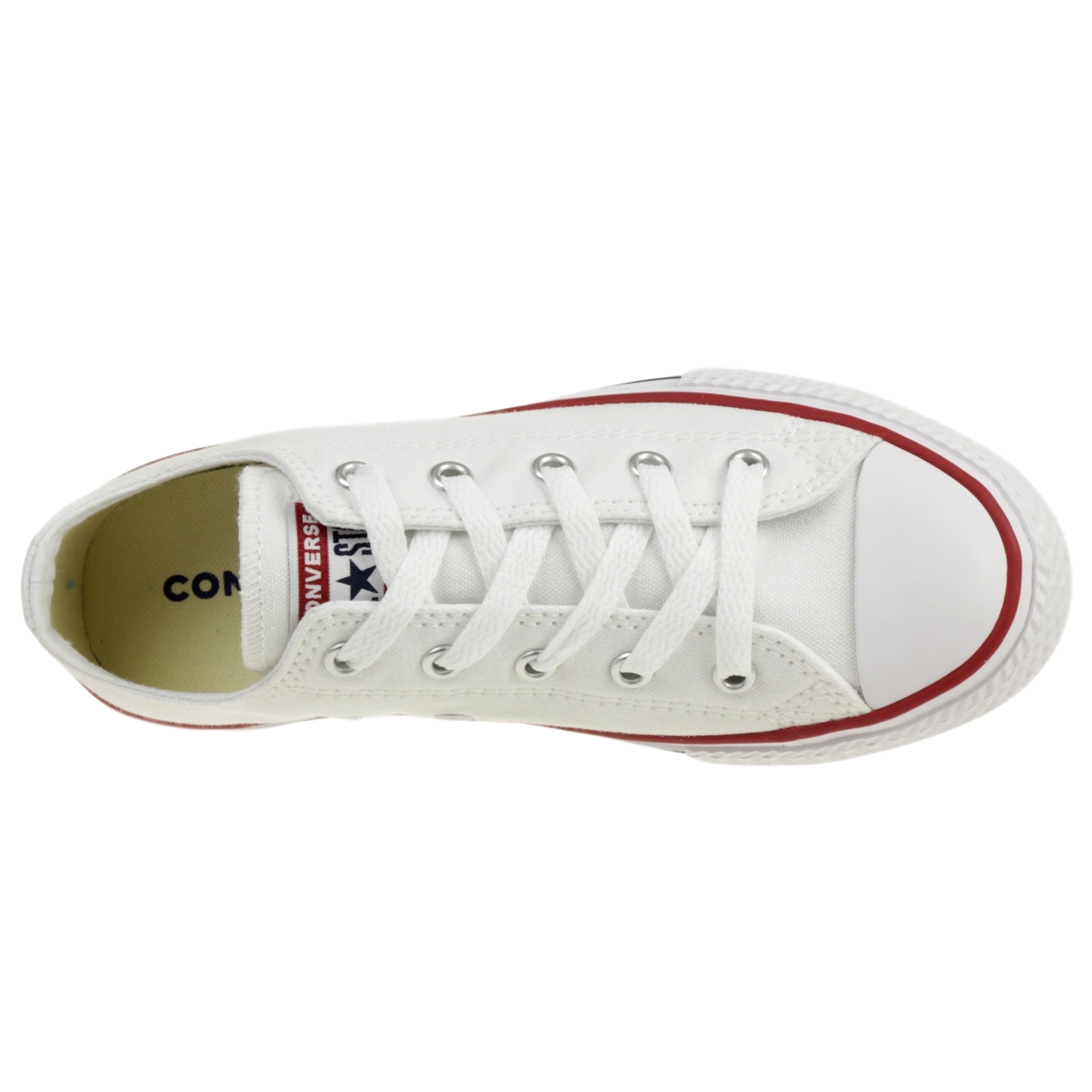 Converse Unisex Kinder YTH CT All Star Ox Low-Top Sneaker 3J256C Weiß