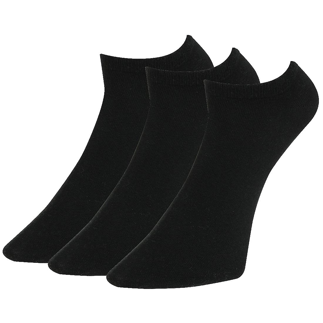 3 Paar Lotto Low Cut Socken Sneaker Socken Gr. 35 - 46 Unisex Kurzsocke Füßlinge schwarz