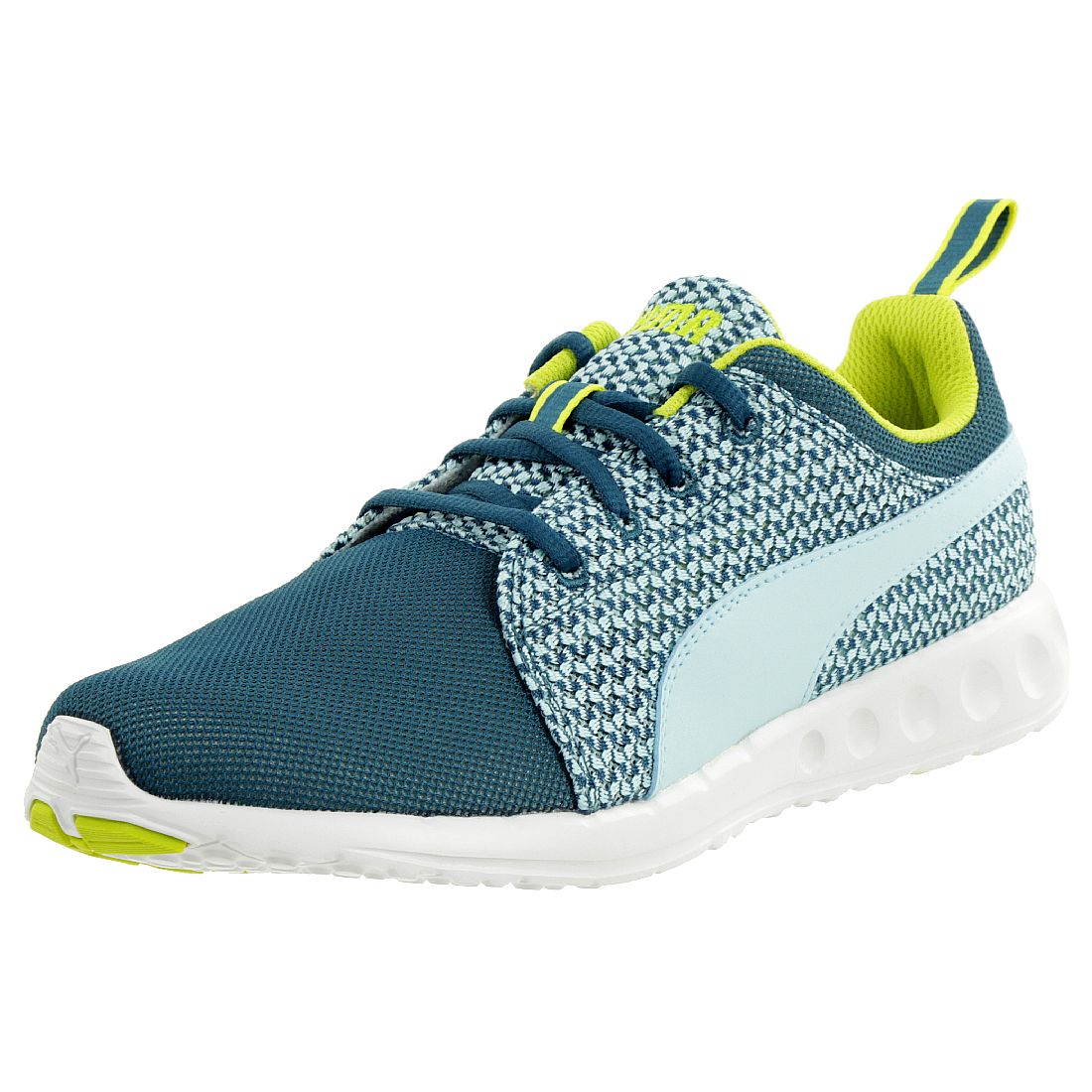 Puma Carson Runner Knit Damen Fitness Schuhe Sneaker 188151 01 blau
