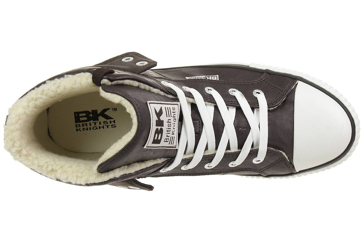 British Knights ROCO BK gefüttert Winterschuhe Unisex Sneaker B38-3702-04 braun 