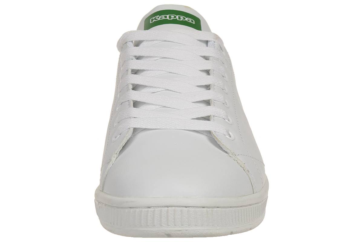Kappa Court Sneaker unisex Turnschuhe Schuhe Sportschuhe weiß-green
