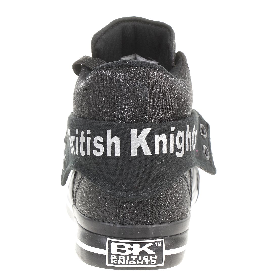 British Knights ROCO BK Damen Sneaker B43 3703 04 schwarz Glitzer Textil